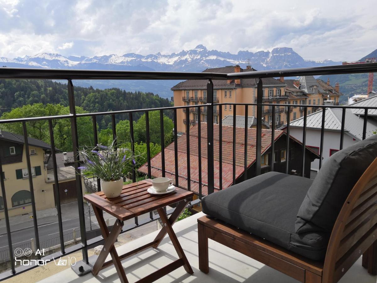 Апартаменты Le Balcon Des Aravis Сен-Жерве-Ле-Бэн Экстерьер фото